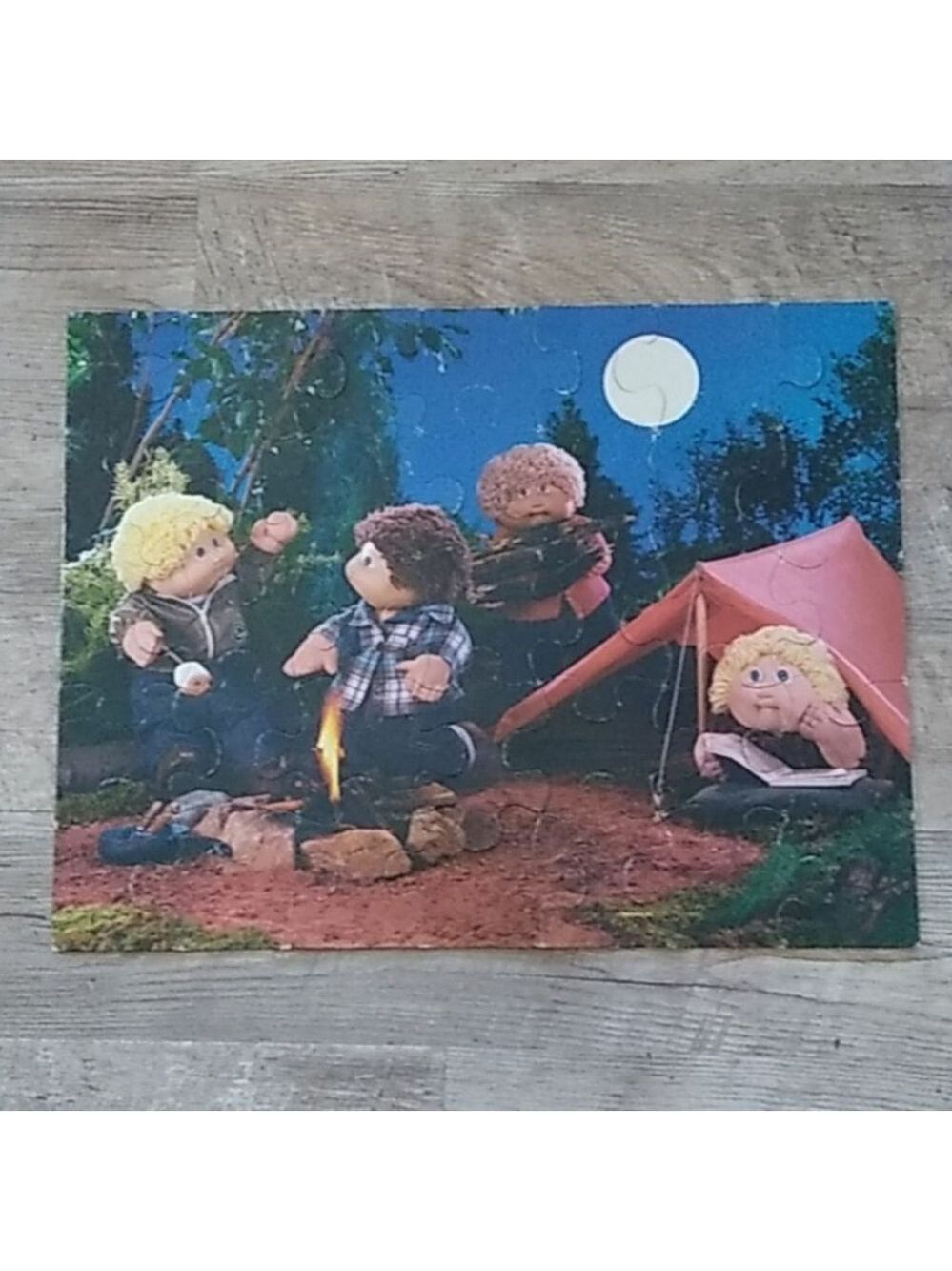 1984 Cabbage Patch Kids Floor Puzzle 35 Pieces Vintage - Picture 5 of 7